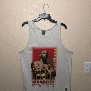 Vintage 1995 Mike Tyson Vs. McNeely He's Back Tank Top. Size XL. RARE!